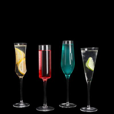 China Amazon Stock Wholesale Ornamental Flute Cup Champagne Glass Wine Glass Cup for sale