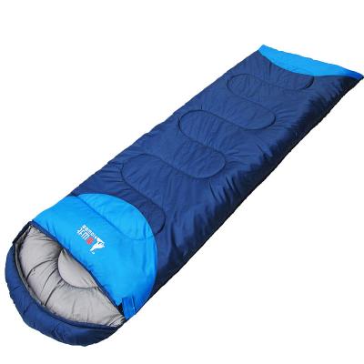 China 2021 New Arrivals Winter Wholesale Cotton Waterproof Hollow Adults Single Envelope Sleeping Bag Envelope Camping Hike Type for sale