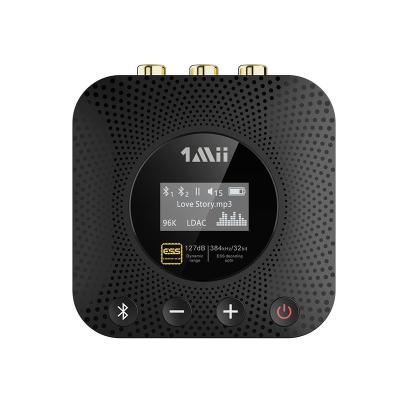 China LDAC with OLED Show Bluetooth LDAC 32-Bit / HiFi 96kHz Audio Receiver with aptX HD / Low Latency with OLED Video Display Screen for sale