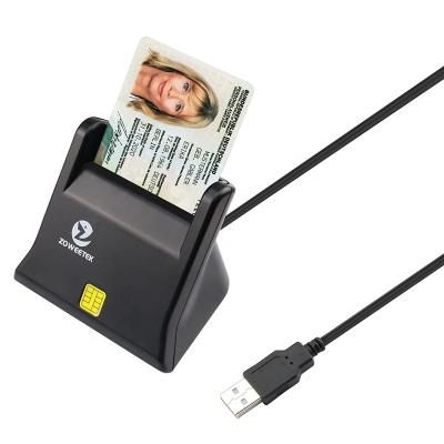 China For Computer Mini Portable Smart Credit Card Reader With USB2.0 Card Reader For EMV CAC USB IC ID Cards for sale