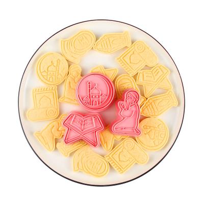 China 2022 NEW Durable Ramadan Products Ramadan Kitchen DIY Eid Cookie Mold Eid Mubarak Cookie Cutters For Gifts for sale