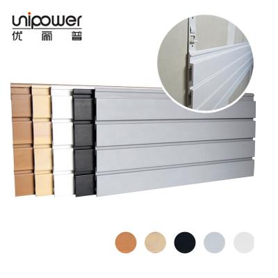 China Wholesale Price Heavy Duty Light Weight Factory Wall Garage Storage System Slatwall Slatwall PVC Plastic Panel for sale