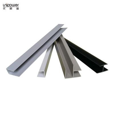 China LARGE J Mid Trim Environmentally Friendly Hot Sale Corner PVC Accessories Panel PVC Slatwall H Trim for sale