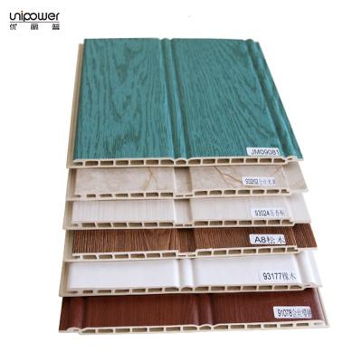 China Unipower DIY CLASSIC Light Wood Pattern Decorative PVC Wall Planks for sale