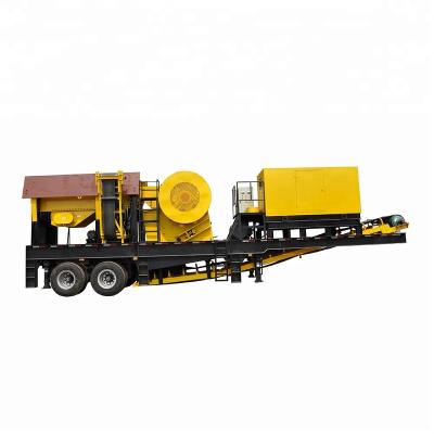 China Mining Mobile Stone Crushing Station for sale