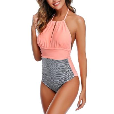 China Antibacterial Custom 3 Pieces Swimsuit Women Long Sleeve Mesh Waisted Tops Sexy Bikini Cover Up Luxury Letter Print Swimsuit Swimwear for sale