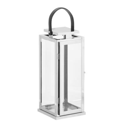 China Home Decoration Decor Stainless Steel Hurricane Lantern and Garden Light for sale