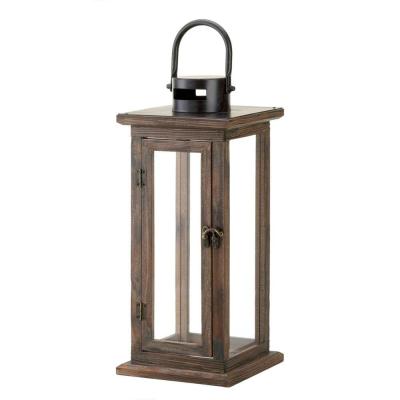 China Vintage Home Wooden Lantern Home Decor Decorative Candle Lantern for sale