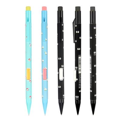 China Smooth Writing High Quality Plastic Custom Cute Mechanical Pencils Lead Refill 0.5mm 0.7mm For Drawing EN71-3 mechanical pencil for children for sale