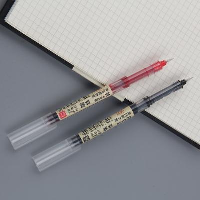 China Office School Gel Ink Pens Standard Office School Stationery Gel Ink Pen 0.5mm Roller Ball Pen Custom Logo Simple Gel Pen Set for sale