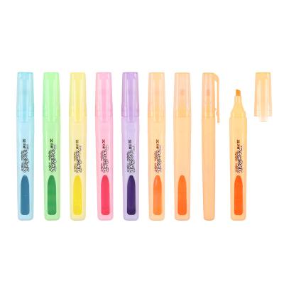 China Office School Gel Ink Pens Wholesale colorful office student marker highlighter pen sets liquid highlighter pen marker for sale