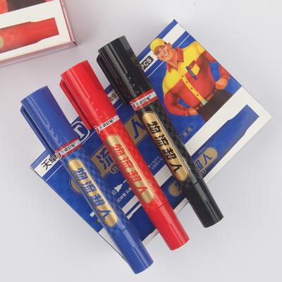 China School Office Supplies New Oily Permanent Marker Pen Set Red/Blue/Black Quick-drying Marker Pens for sale