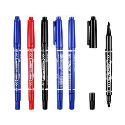 China School Office Supplies Hot Sale Marker Pen Set 12Pcs Durable Bullet Tip Smooth Dual Tip Paint Markers Pen sun-proof for 168 hours for sale