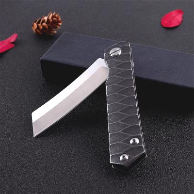 China Carbon Steel Damascus BlackPEGASI Folding Knife D2 Blade 59HRC Survival Pocket EDC Tactical Outdoor Camping Hunting Utility Tools for sale