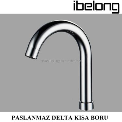 China Faucet Accessories P6 24 mm Lavabo Short Stainless Steel Kitchen Faucet Spout for sale