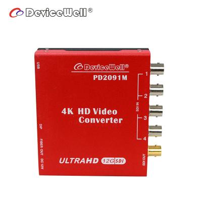 China 4K Devicewell PD2091M 12G Fiber Optic Video Converter for sale