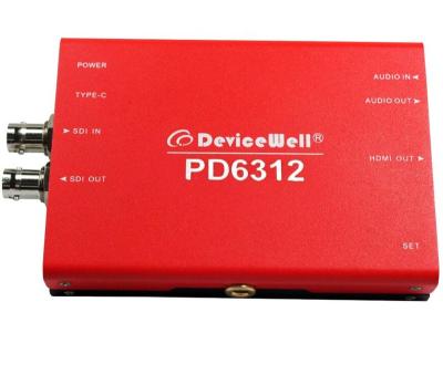 China PD6312 SDI to 1080P Output FRC SDI Frequency Conversion Video Converter PD6312 for sale