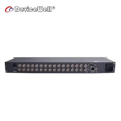 China 16x16 Devicewell SCP1016 Seamless16x16 SDI Video Matrix Changer for sale