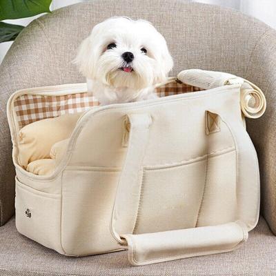 China Viable Portable Dog Carrier Shoulder Handbag Travel Handbag for Small Dogs Cats Pet Sling Carrier Easy to Carry Dog Carrier Bag for sale