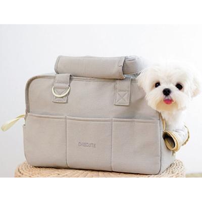 China Sustainable Dog Carrier Cat Travel Bag with Mat for Small Dogs Cats Fashion Soft Puppies Portable Handbag Teddy Chihuahua Pet Backpack for sale