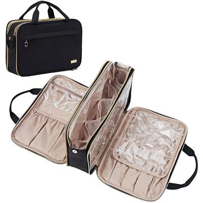 China 2022 new multi-functional large capacity multi-compartment professional wash portable cosmetic bag for sale