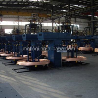 China Retail Mechanical Upcasting Cable Netting Equipment Copper Rod Air Return Furnace for sale