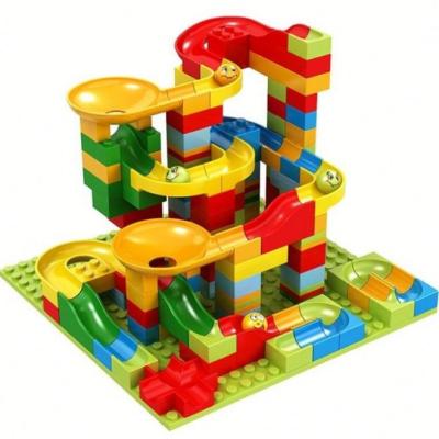 China Construction Toy Marble Run  toy STEM Toy Stacking building blocks set 168pcs for kids boys girls toddlers Birthday Christmas gifts for sale