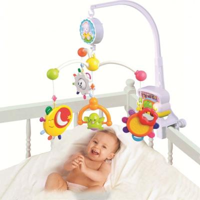 China Musical Custom Electric bell rattle rotate baby bed bell musical mobiles for bed baby musical crib mobile for sale