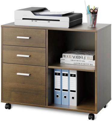 China Minimalist Interlocking Wooden Storage Filing Cabinet With Drawer for sale