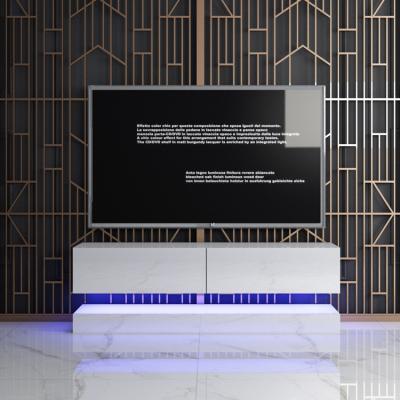 China Practical Modern Simple Multifunctional LED Wall TV Cabinet Living Room Bedroom Wall Hanging Cabinets for sale