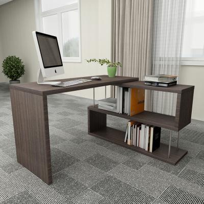 China (Others)Adjustable 360 ​​Degree Rotating L Shaped Desk Table Storage Corner Workstation Combination Shelf for sale