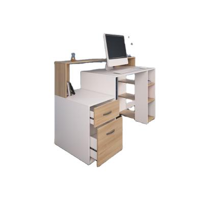 China Computer Desk Physical Channels Table Office Furniture Shelf Study Modern Simple Desk for sale