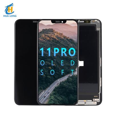 China Glass+Touch Screen+LCD Display+Backlight+HD Mobile Phone Screen Soft Display Front Frame Replacement With For Iphone Soft Screen Mobile Phone LCDs 11pro X Xs for sale