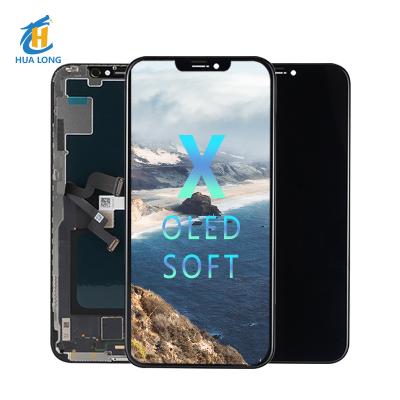 China Front Glass + Touch Screen + LCD Display + Direct Backlight Screen + Frame Factory Mobile Phone For iPhone X Xs Oled Screen Replacement Soft LCDs for sale