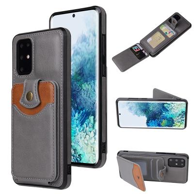 China Shockproof Multi Card Slots Wallet Phone Cover With PU Leather Card Holder For Huawei P40PRO for sale