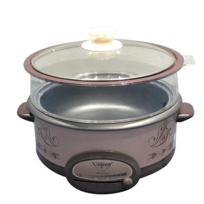 China Household hot sale multifunctional electric hot pot with steamer for sale