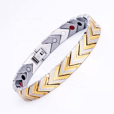 China Hot Sales Silicone Healing Wristband Energy Fitness Wristband Magnetic Therapy Pain Relief Bracelets for sale