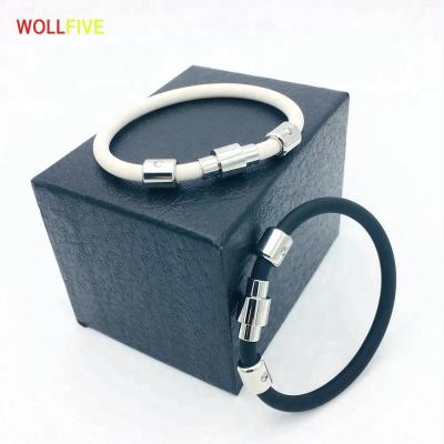 China Silicone Sport Energy Good Health Titanium Germanium Ion Negative Bracelet for sale