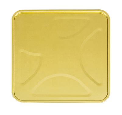 China Non Spill Tinplate Material 18L Square Container Bucket Pail Cover Lid for sale