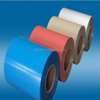 China Flange plate color coated steel sheet provides higher anti-corrosion property and longer service life PPGI for sale