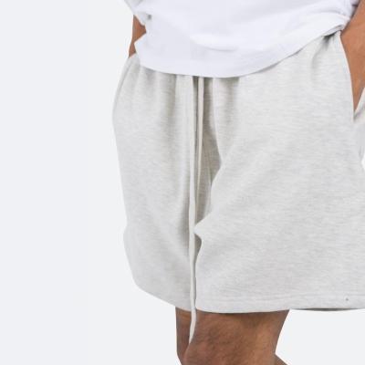 China Anti-Wrinkle Mens Unisex 100% Cotton Gym Sweat Shorts Print Logo Street Wear Sports Running Custom Cargo Shorts for sale