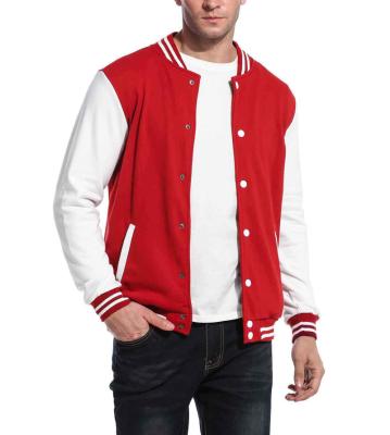 China Men's Plain Long Sleeve Printing Baseball Blank Jackets High Quality Wholesale Unisex Viable Letterman Jacket Custom Made for sale