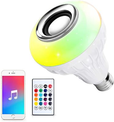 China Warehouse Ustellar LED Light Bulb Wireless SpeakerRGB Smart Music Bulb Remote Control forHalloween Christmas Decorations for sale