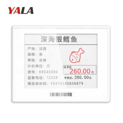 China For Electronic Waterproof Seafood Price Tag Display YALA EEL Display YALA Digital Shelf Label For Seafood Sector for sale