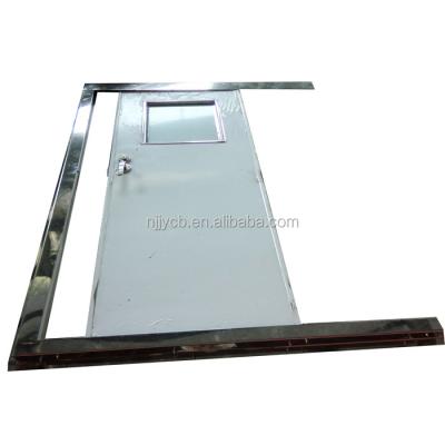 China Sliding flexible stainless/aluminum sliding door for cabin (single double) for sale