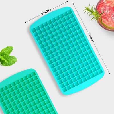 China Viable Silicone Ice Cube Tray Ice Maker Mold for Freezer, Cocktails - Stackable, BPA Free & Odorless for sale