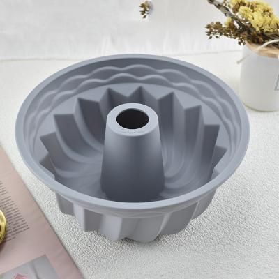 China Viable BPA Free Silicone Cake Mold Non Stick Heat Resistant Reusable Dessert Cup Mold Baking Bread for sale