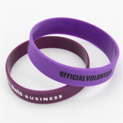 China Environmental Friendly Silicone Rubber Wristband Wristbands For Adults, Men And Women for sale