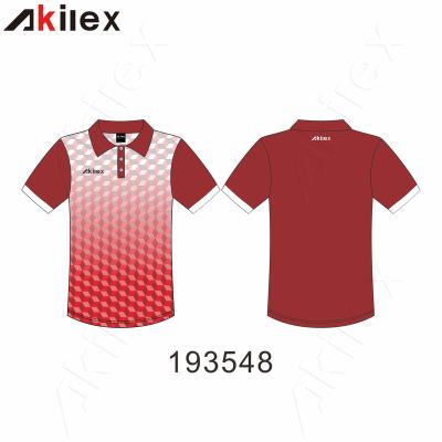 China Shirts & High Quality Custom Sublimation 100%Polyester Mesh Men Tops Whol Polo T-Shirt for sale