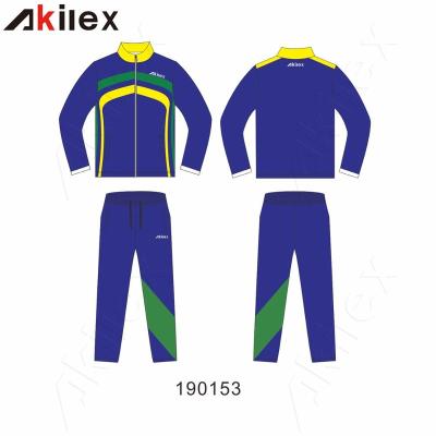 China Antibacterial Your Own Custom Akilex Tracksuit 2021 Mens Fitted Tracksuit Two Piece Design for sale